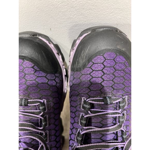 Women's Timberland PRO Powertrain Sport Alloy Toe Work Purple Sneaker Size 6W - Picture 4 of 11
